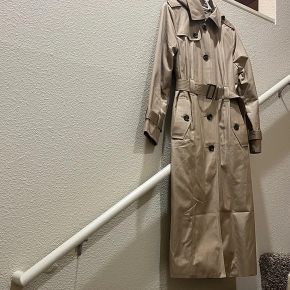 London Fog British Khaki Trench Coat - Picture 4 of 16